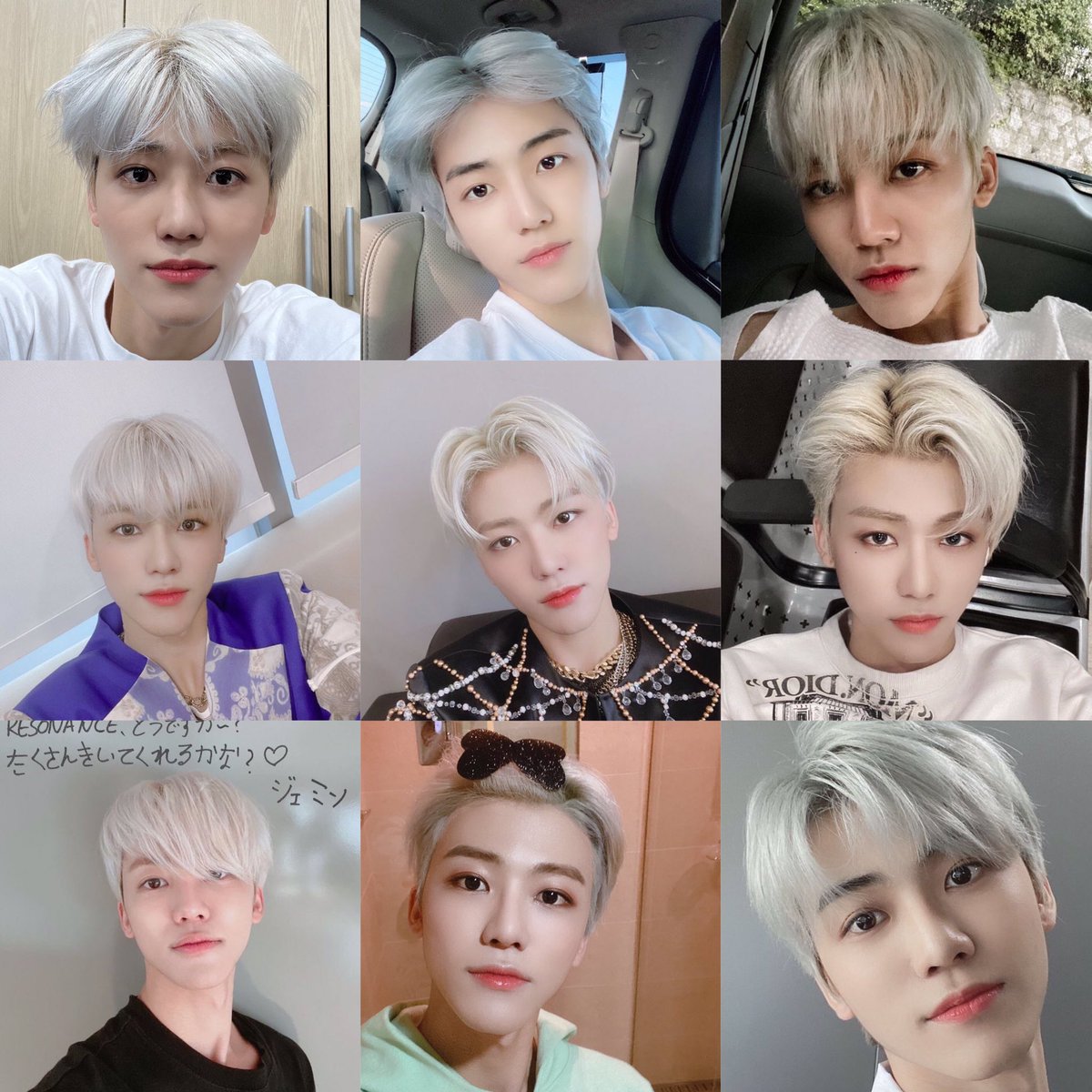 jaemszone's tweet photo. silver hair jaemin selca supremacy! https://t.co/gYUniKWtm4