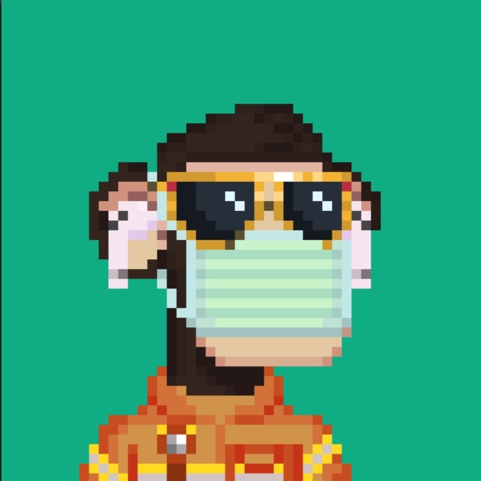 Applebuzz2's tweet photo. @Mkishor_CFJ @ApeGangNFT You got some strong apes there, the moustache laser eye looks super fire π€ Welcome to $gang ecosystem with three of the dopest pixel collections in town, two of them deflationary and a fully working game #agfightclub. #weareapegang https://t.co/fnxxUBSxJj
