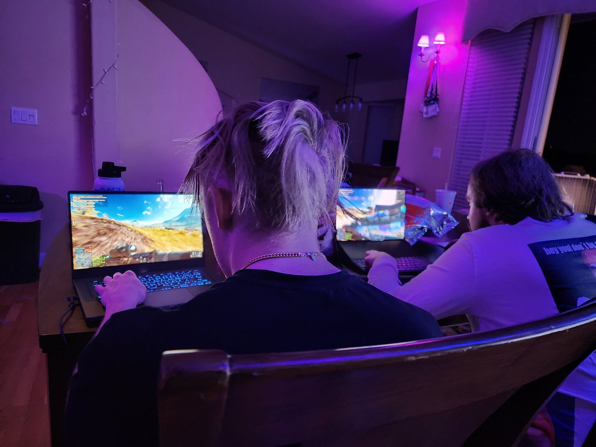 We're out here straight up GAMING