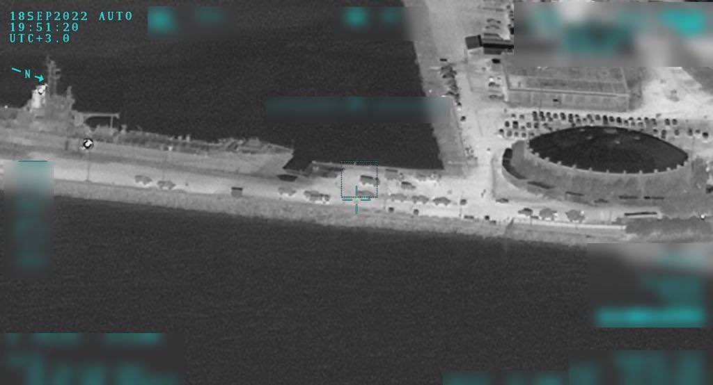 Turkish Bayraktar TB2 UCAVs observed the moments Greek Army deploying armored vehicles to the Islands of Non-Military Status in the Aegean, ignoring international law.

Greek landing ships delivered 23 armored vehicles to Lesbos and 18 armored vehicles to Samos.