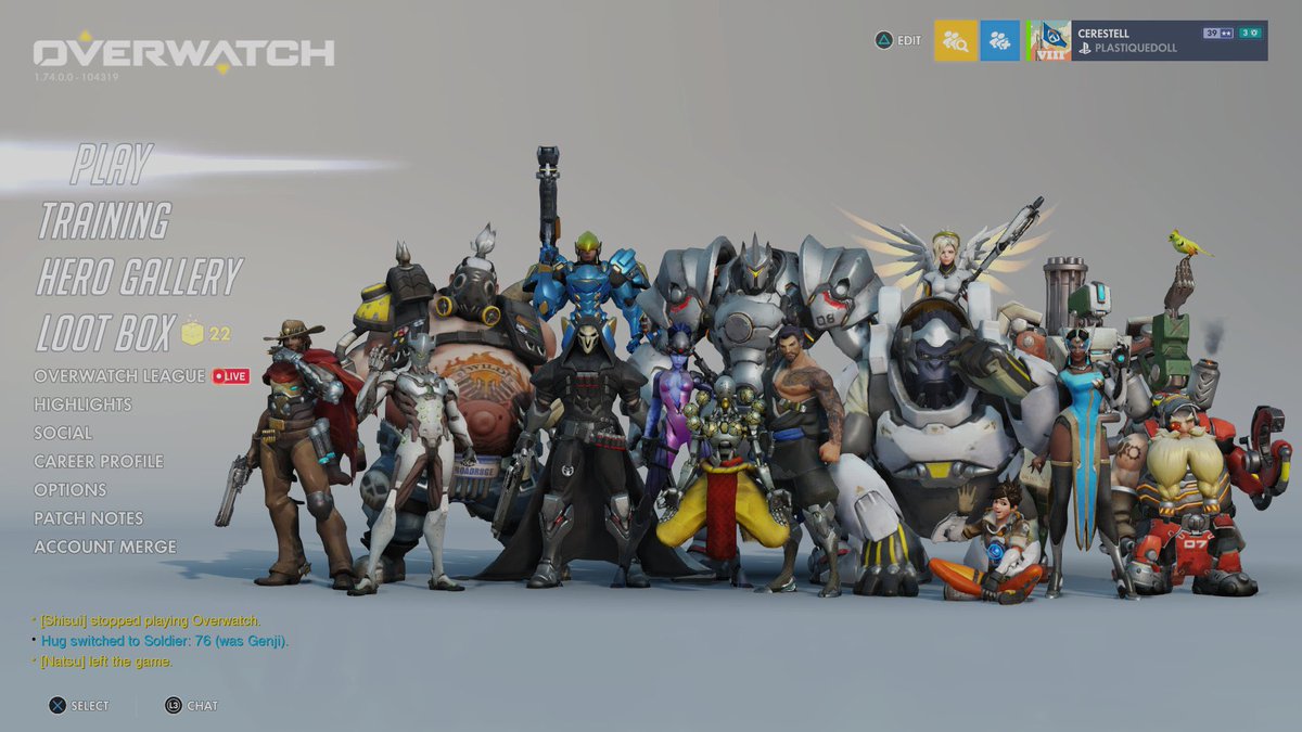 plastiquedoll's tweet photo. oh...i guess, this means the last week of ow1 rolling out...truly the end of an era. i spend more than 2000hrs in this game over the last 6 years; thanks for the memories. i shall never forget. OG crew 🧡🤍 https://t.co/qTkFsP4pz1