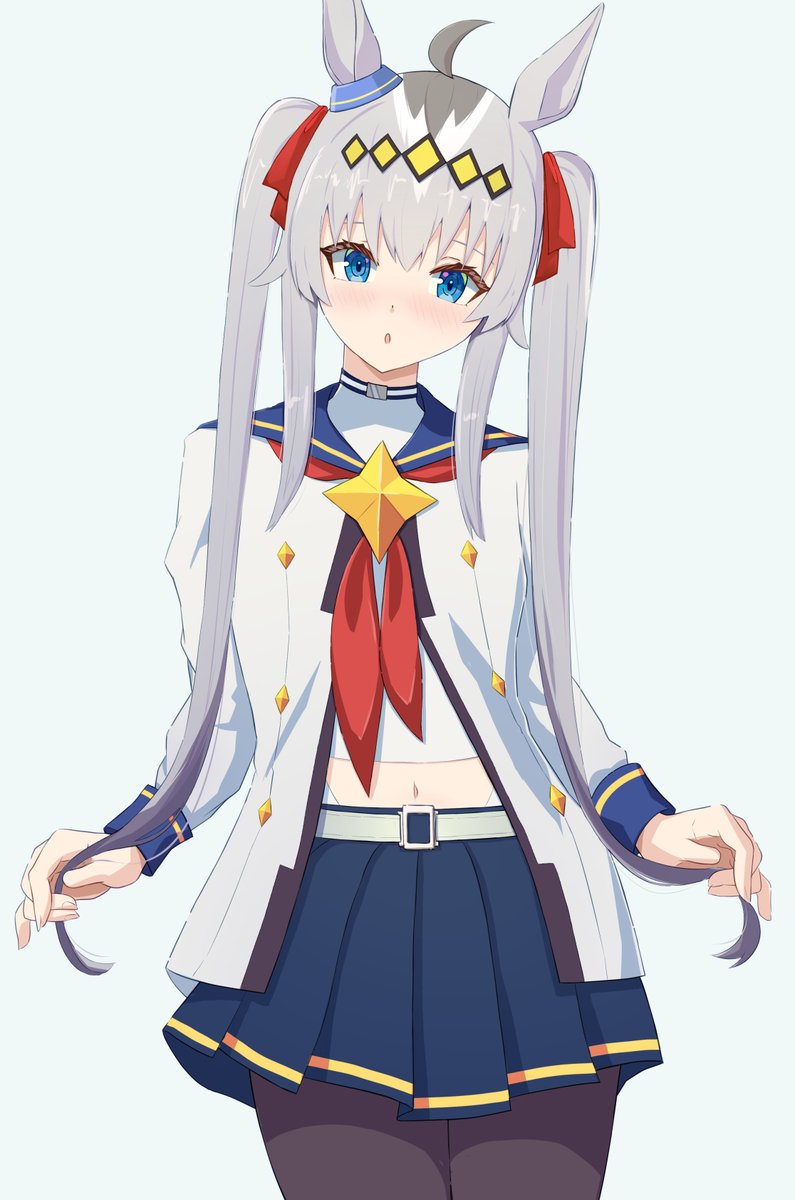 オグリキャップ(ウマ娘) 「ツインテオグリ#ウマ娘プリティーダービー #オグリキャップ 」|あめのっちのイラスト