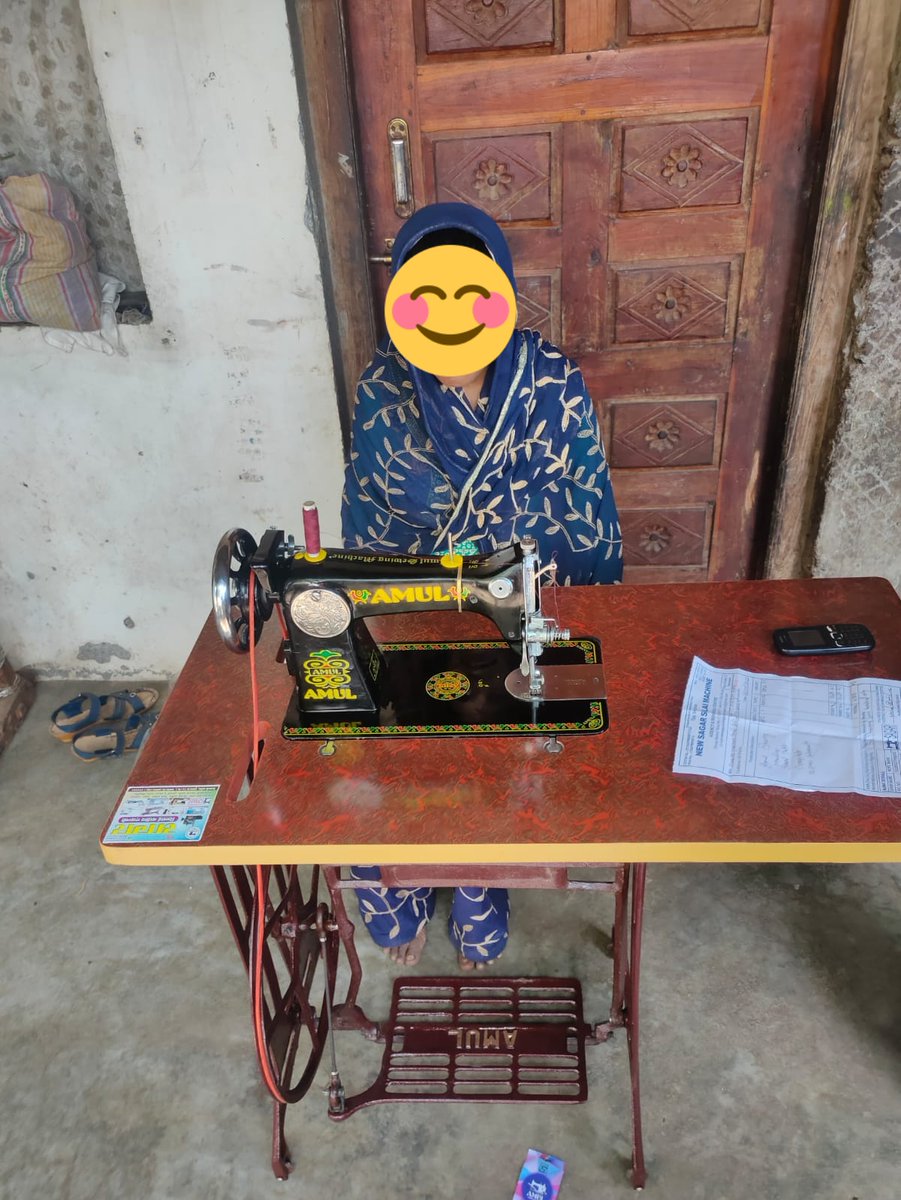 kausar_nargis's tweet photo. Alhamdulillahi Rabbil Aalameen
25th request of #Sewing_machine achieved with the help of all of you
Jazakumullahu Khaira to all &amp;
@nycrecruite
@AshrafQadri_
Paid by:@fatimaoldagehom
This machine is for a lady having 3kids,elder son is of 10yrs.
Husband disappeared before 6yrs
#RT https://t.co/Du7PDPxPMa