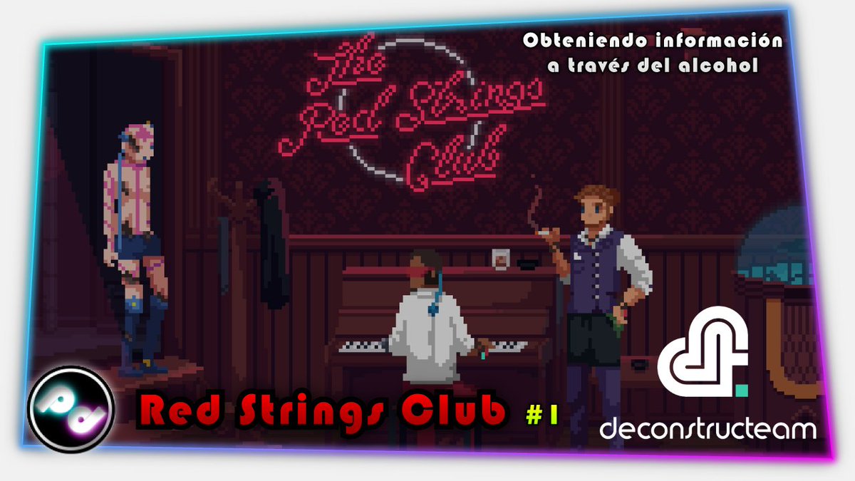 ProjectDeNRiF's tweet photo. Despues de disfrutar de Gods Will Be Watching, hoy empezamos con otra joyita de @Deconstructeam:

The Red Strings Club

https://t.co/a1mwqrV4vc

https://t.co/0xUtcvoyNF https://t.co/lJJajwClZc