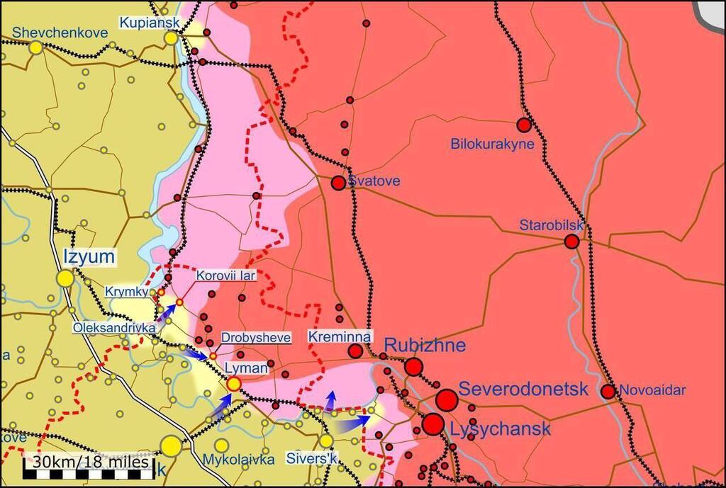 UkraineKriegDE's tweet photo. 📍 Russische Kriegsberichterstatter berichten, dass die Besatzer mit dem Rückzug der Hauptstreitkräfte aus Lyman begonnen haben via https://t.co/s57sbPfVCy

#russland #ukraine #krieg #ukrainenews #ukrainenachrichten #ukrainedeutsch #ukrainede #kriegukraine https://t.co/WUaKFUWmhW