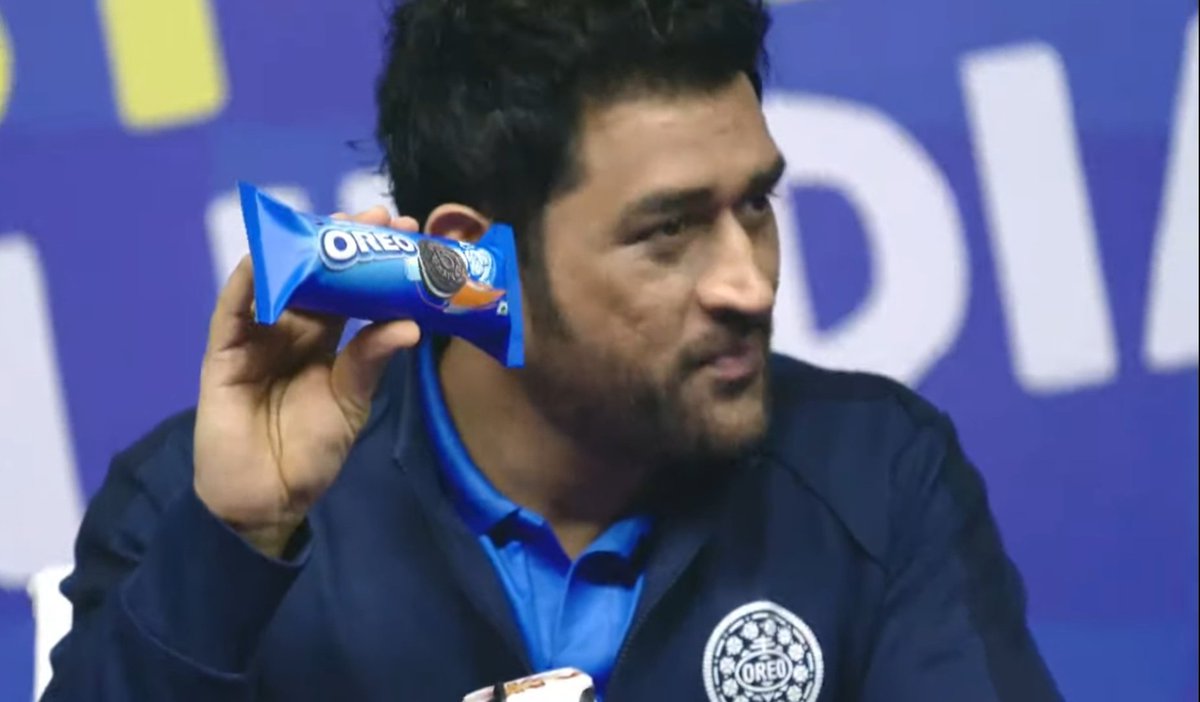 Oreo launched in 2011 - India won the World Cup. 

Oreo launched again in India by MS Dhoni in 2022.