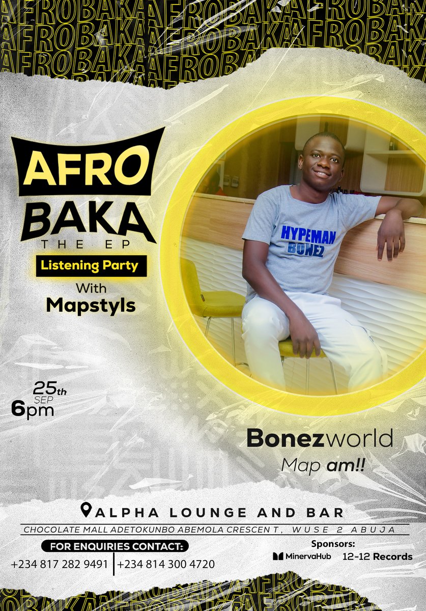 Bonezworldng's tweet photo. Tonight with @mapstyls 
#afrobaka
https://t.co/hhSilRRt5n
#Rema #Davido #Dammykreane #organize #Oxlade #Burnaboy #Bnxn https://t.co/KhzM7edd9B