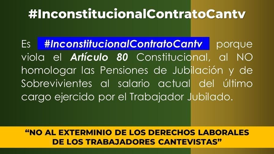 mimol4711's tweet photo. #25Sep #894Dias            #InconstitucionalContratoCantv
.@NicolasMaduro
.@MinTrabajoVE .@torrealbaf 
.@OITAndina .@OITnoticias  .@ONU_derechos .@_Provea .@SoyCTV .@CentralASI .@KarimKhanQC
.@ElNacionalWeb .@Elperiodiquito .@salaprensaCantv
.@coalicionsind
.@churuguara https://t.co/20f9I7WtpB
