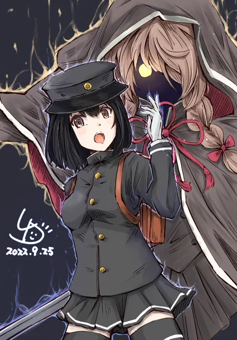 『最終ラウンドだ!いくでありますッ!「神州丸(ザ・シンシュウマル)」!』#艦これ #あきつ丸あきつ丸ちゃんがスタンド使いに目覚めたようです・・・!( ゜д゜ )彡 