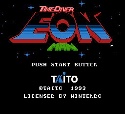 nori_bomber's tweet photo. #TIMEDIVER　
といえば、自分は恐竜ではなく
ファミコン(NES)の
TIMEDIVER EONMAN
ちなみに自分が企画したのだけど元々は忍者コップサイゾーの続編だったの。 https://t.co/J3MhfrDwSD