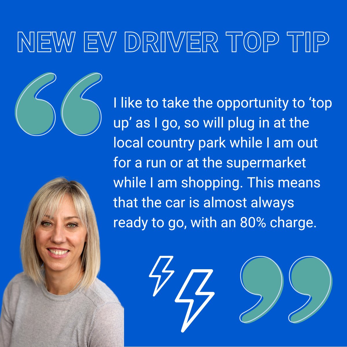 GeniePointEV's tweet photo. Strong piece of advice from Nicola, GeniePoint Business Development Director, for new EV drivers ๐
Do you have any tips? Share them below โฌ๏ธ
#NewEVDriver #EVAdvice #EVTips #EVDrivers https://t.co/waKn3Z43ha