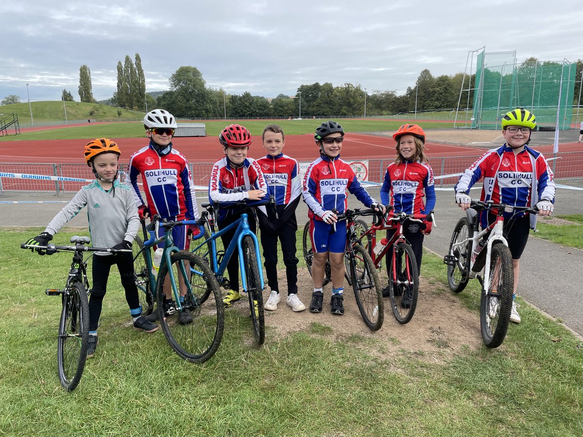 SolihullCC's tweet photo. A good turnout of Club riders for the early races at Redditch cyclocross this morning. Good luck everyone https://t.co/o2iPtExm95