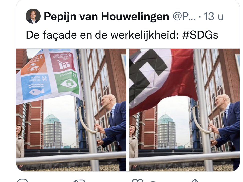 Een democratie bestaat door naar elkaar te luisteren, meningen te bediscussiëren en vreedzaam de beste oplossing (proberen) te kiezen.
Dit soort bagger Ipv een discussie over inhoud is een volksvertegenwoordiger onwaardig