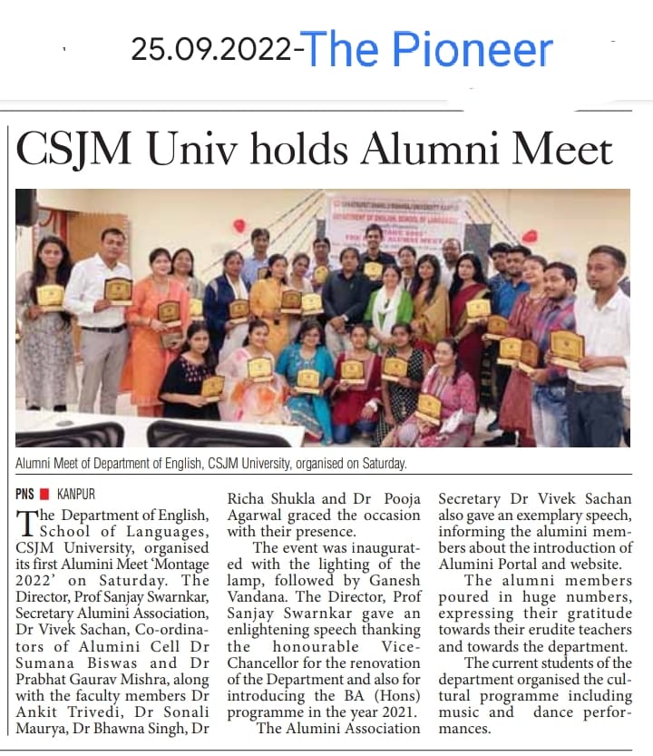 csjmuofficial's tweet photo. CSJMU, Kanpur in newspapers
Thank you very much all #respective #media houses and #correspondents.
#CSJMU #csjmuinnews #csjminnews
#57Yearsofcsjmu
@vpathakin https://t.co/dJqOIvnmOV