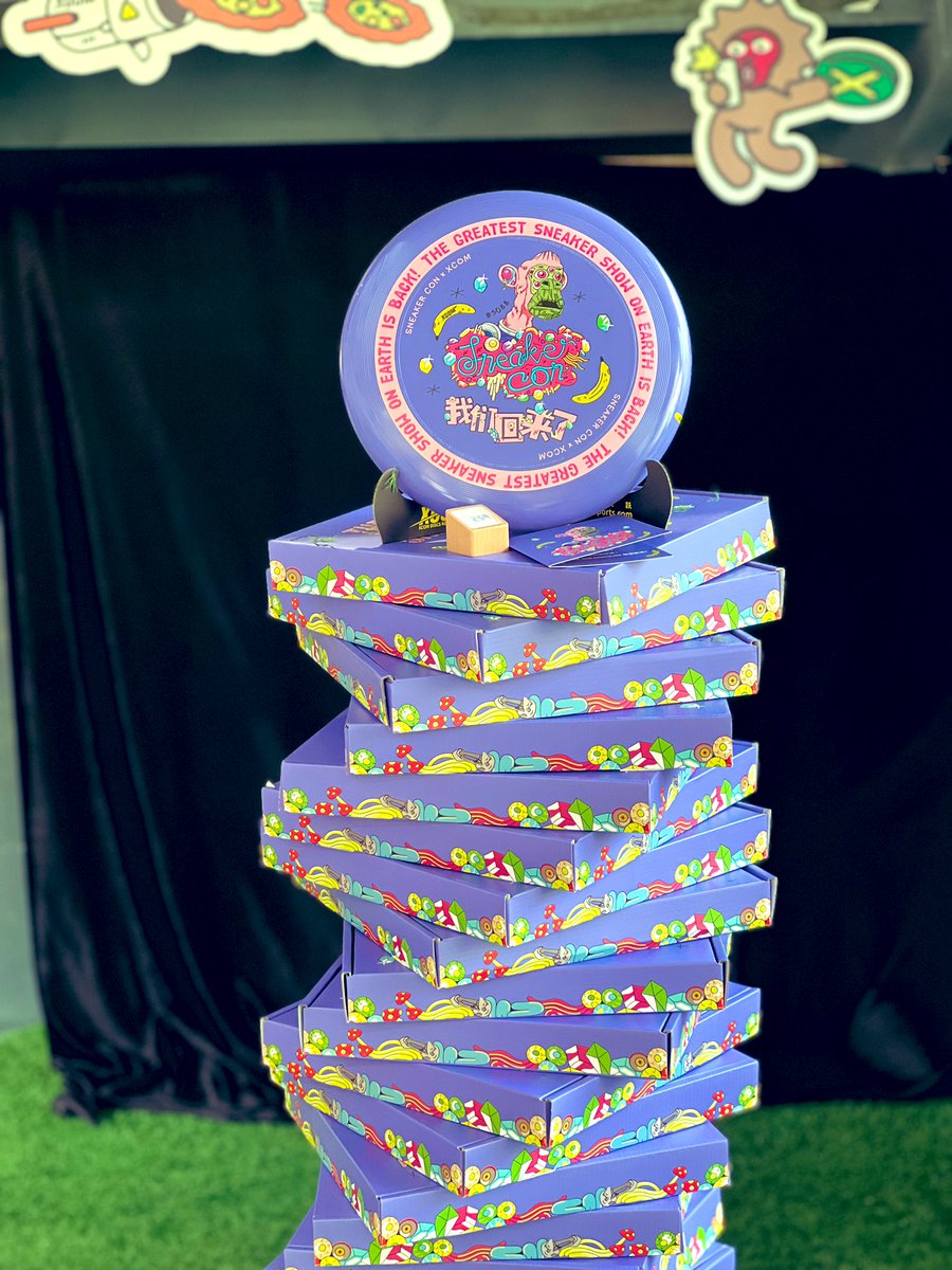 广州首个飞盘pop-up商店
好想要这个MAYC飞盘，哪位大神一起参与弄的呢，可以一起打盘吗？😃

<a href="/BoredApeYC/">Bored Ape Yacht Club 🍌</a> #BAYC #MAYC #nft #NFTs #Frisbee