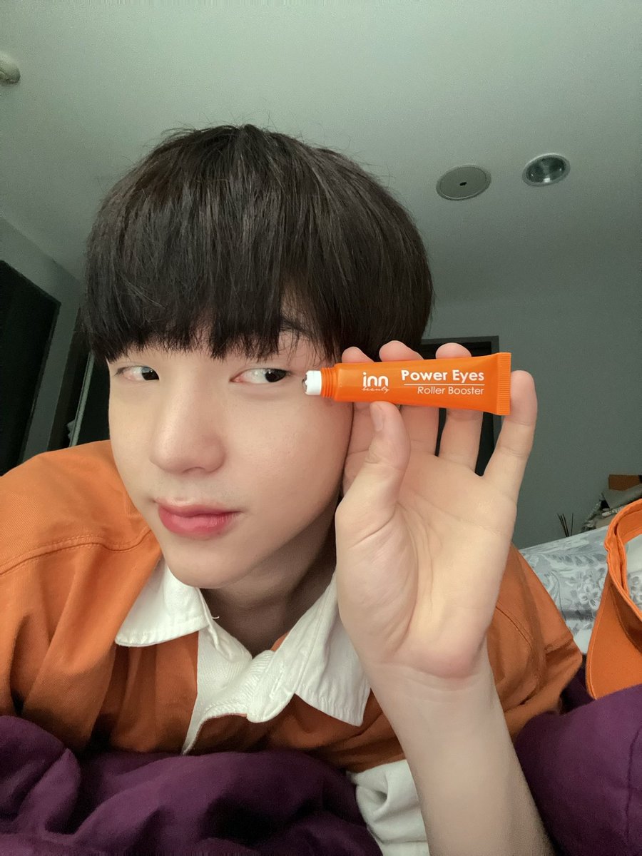poomdct's tweet photo. 🧡 ใช้ Inn Beauty พาวเวอร์ อายส์ โรลเลอร์ บูสเตอร์ ท้าให้ตาสว่าง เ��่าภูมิหรือยัง แล้วมาอวดตาสวย กันที่ #รับคำท้าInnbeauty
เราใช้แล้ว คุณละใช้หรือยัง #Innbeautyท้าให้ลอง
#INNBEAUTYxATLAS
#innbeautyth https://t.co/YruLMHUPCL