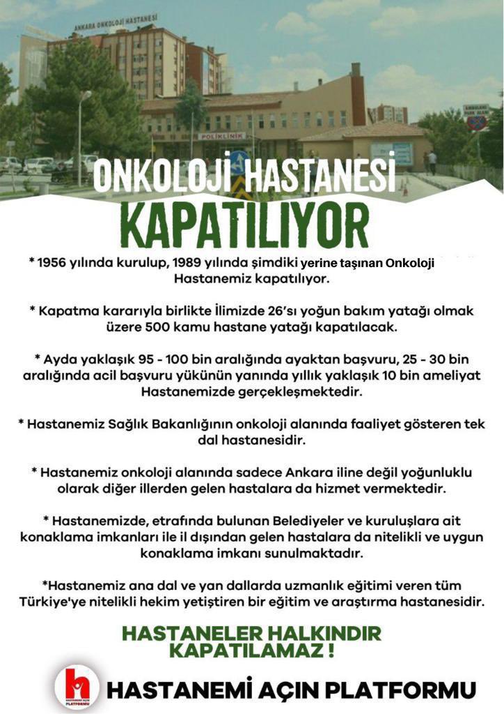 ozge_mumcu's tweet photo. Kamu Hastaneleri Kapatılıyor. #hastanemiacinplatformu https://t.co/zuCd0exygf