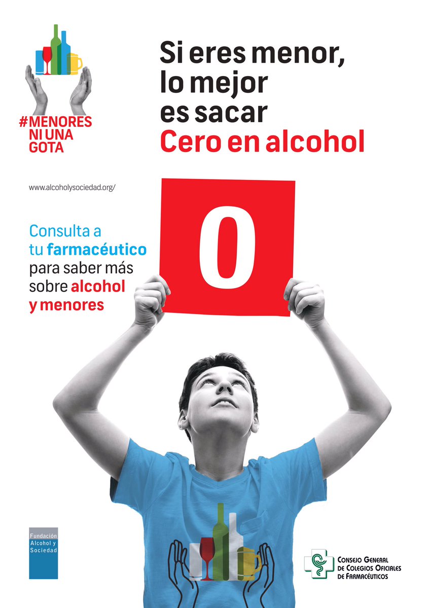 AlcoholSociedad's tweet photo. FAS y @Farmaceuticos_ colaboramos en la prevención del consumo de alcohol entre menores de edad con el programa #MenoresNiGota, basado en nuestra experiencia pedagógica y la labor de las farmacias en salud comunitaria https://t.co/C1wOXvEdcW #DíaMundialFarmacéutico #DMF2022 https://t.co/vjkz4Z91qG