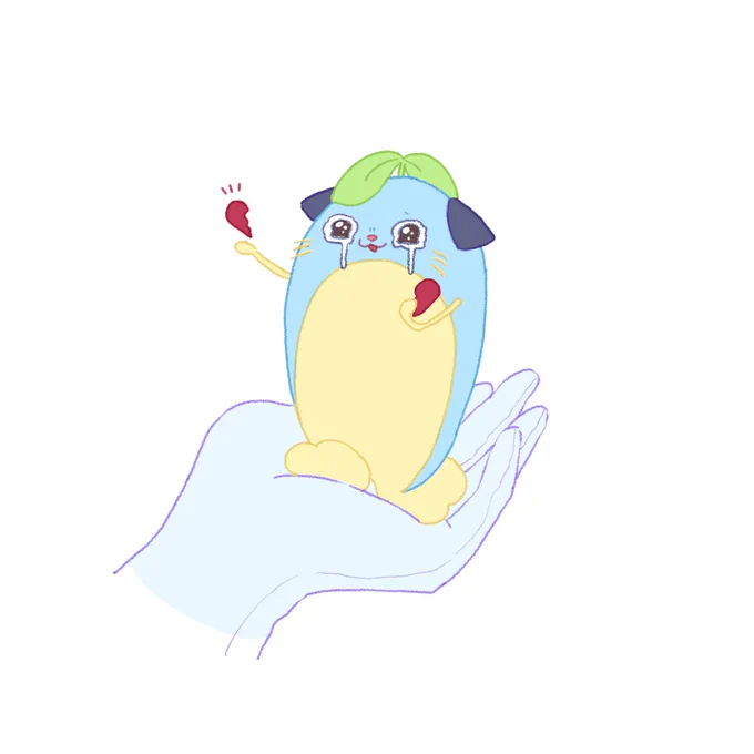はんぶんこのまめねこ 