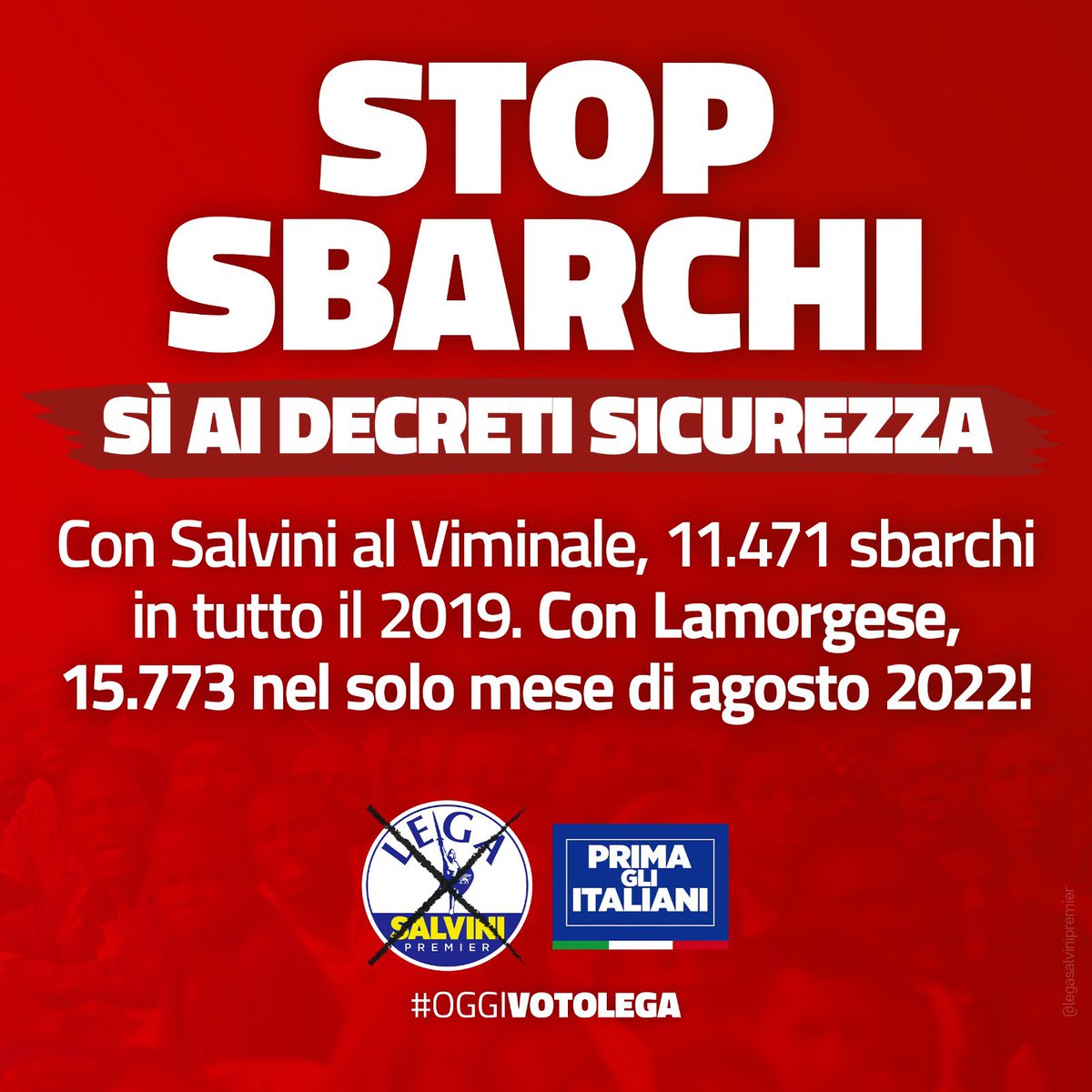 fabrizioberini's tweet photo. #OGGIVOTOLEGA https://t.co/orZcphPYsX