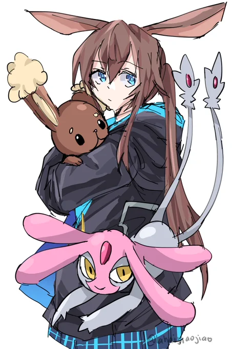 PokéKnights #23 - Amiya + Buneary and Mesprit #arknights #明日方舟 