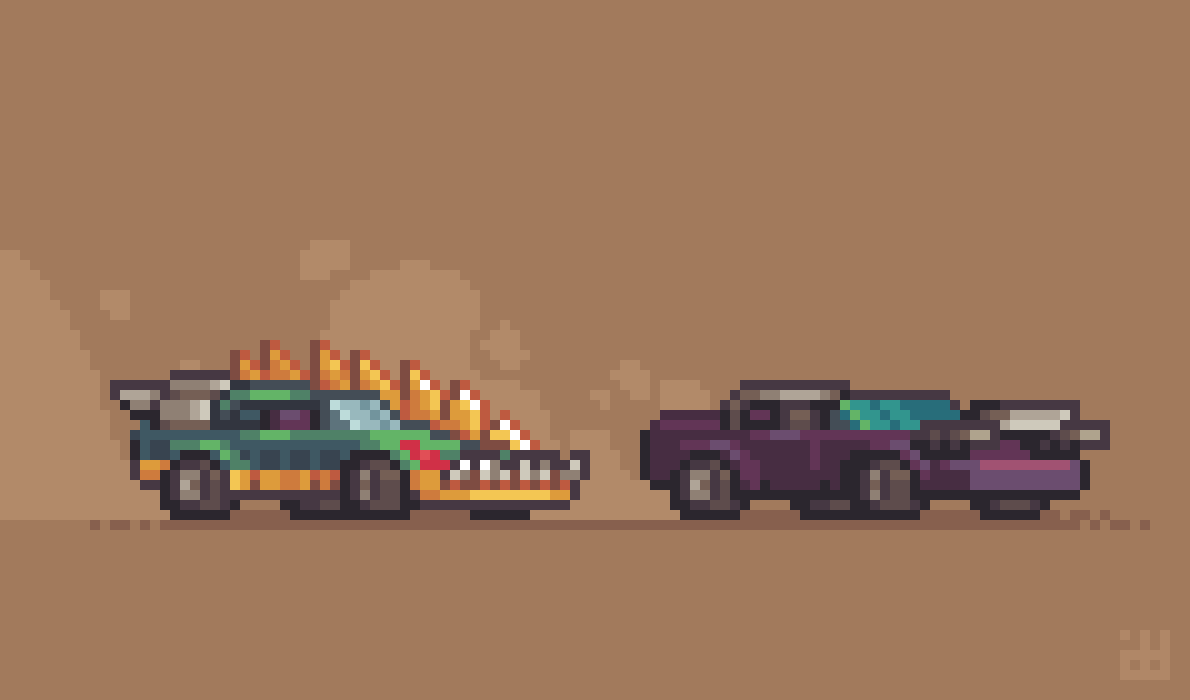 #pixel_dailies race #deathrace2000 #pixelart <a href="/pixel_dailies/">Pixel Dailies</a>