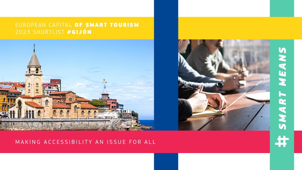 EU_Growth's tweet photo. 2023 #EUTourismCapital Shortlist🗳️
#SmartMeans the Municipal Accessibility Committee holding meetings three times a year to promote and raise awareness of accessibility related matters in #Gijón🇪🇸
More on all finalists➡️ https://t.co/l8To5Xwvn5 https://t.co/SwSaziu063