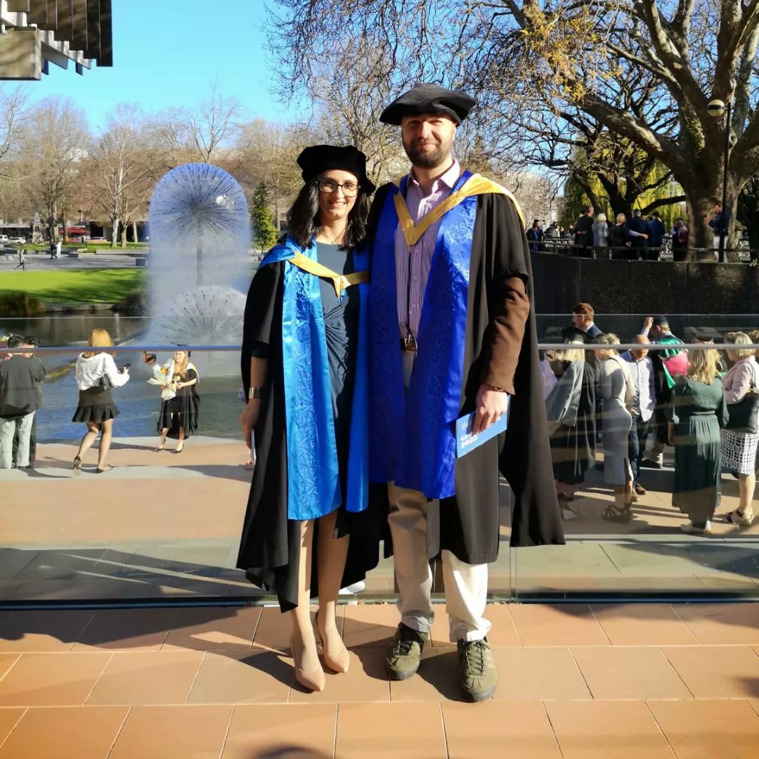 Romy_Mouka's tweet photo. After a delay due to COVID, graduation @LincolnUniNZ finally happened 😁. This date (23/09/22) will be indelibly imprinted on my mind 👩‍🎓🎓
A special thanks to my family, friends and supervisors for making this journey so enjoyable 🥰
#graduation #PhD #GrowAtLincoln https://t.co/bJySVXCvPu