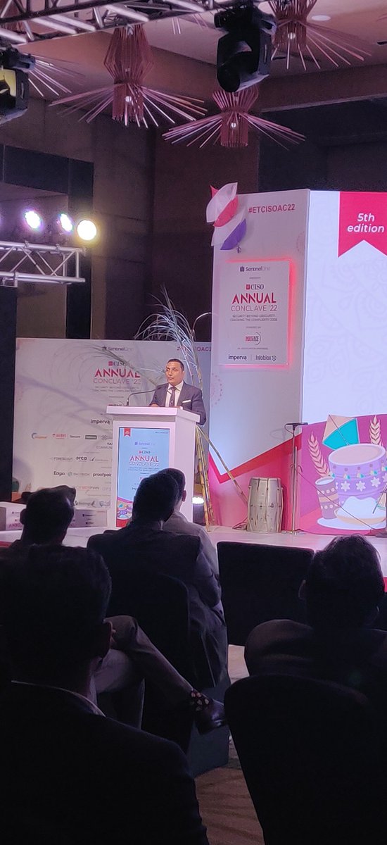 ChampMeetali's tweet photo. #ETCISOAC22

Fun, learning, amazing experience, ET CISO Annual Summit 2022 was a must attend and different experience. Kudos to entire team for their tireless efforts to make the event memorable @ET_CISO https://t.co/19NzjBhcFi