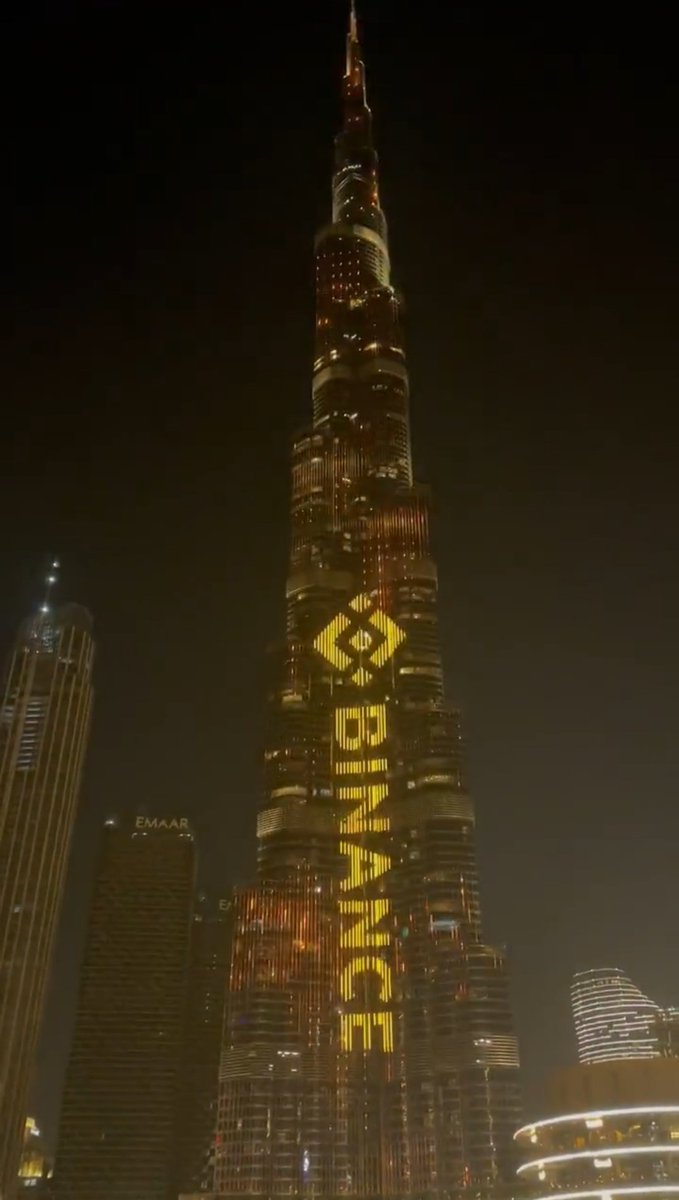 Binance + Dubai => the future
 🚀🌙 #BinanceAtTheBurj