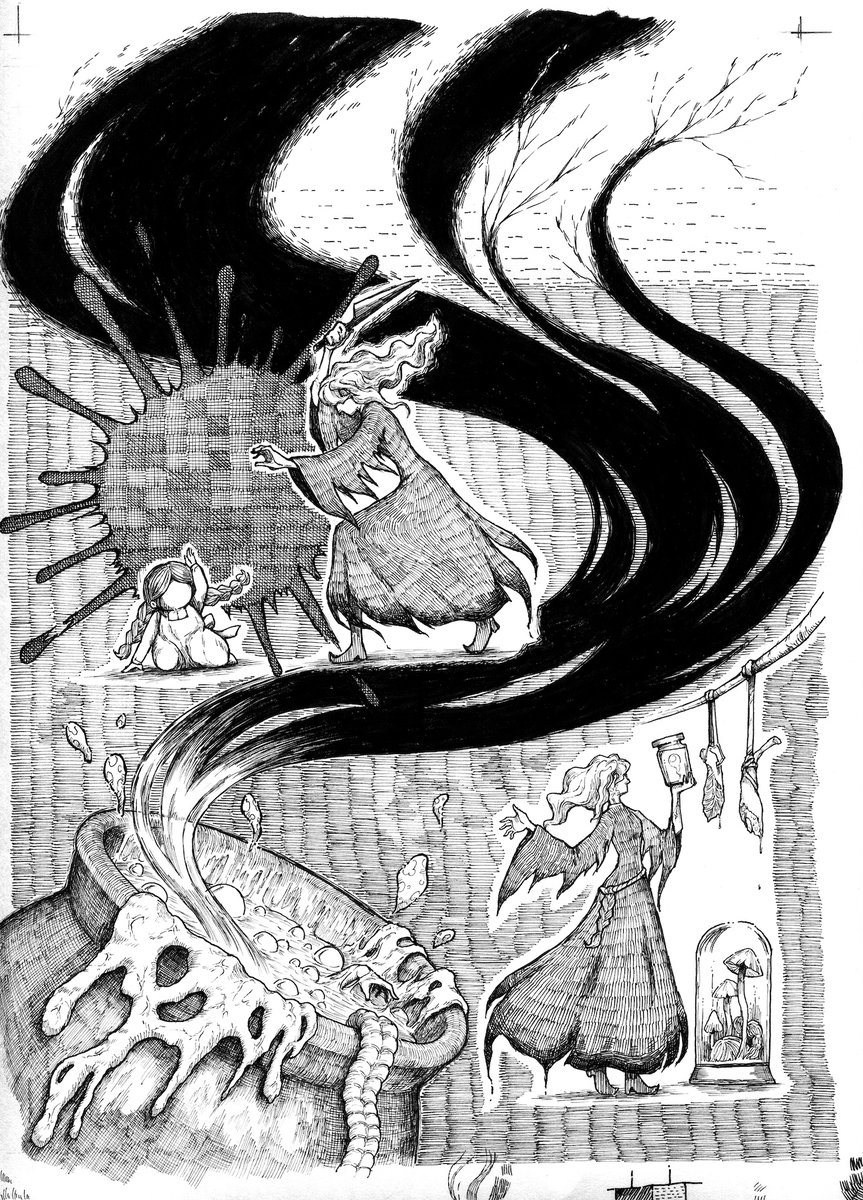 #このタグを見た人は自分が描いたモノクロ絵を貼れ
アナログでは主にペン画をやっております。