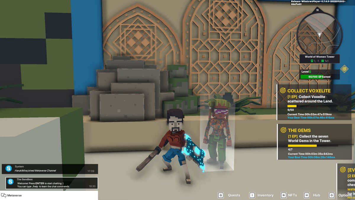 mina_haruki's tweet photo. @TheSandboxGame @worldofwomennft I just participated in the #SandboxAlphaS3Giveaway for a chance to win 500 SAND! Found the hidden room in World of Women Tower, check out my screenshot below!
👇 https://t.co/UTTyRL1Fim