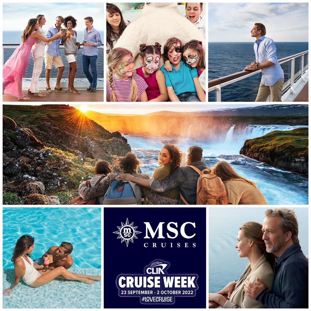 A Cruise is for Everyone🚢

At MSC Cruises we provide thousands of guests with a life-changing holiday every year - Couples, Seniors, Single Parents and Extended Families

For info on how we are supporting @CLIAUK cruise week👉 shortest.link/4Cmx

#LoveCruise #CLIACruiseWeek
