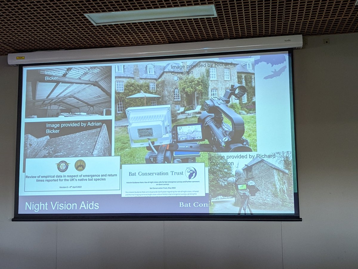 Night vision aids are a new technology survey technique that should be used in surveys now. New guidance is available bats.org.uk/news/2022/05/u… #NatBatConf