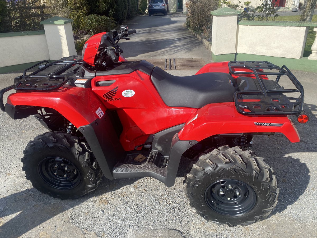 alexsheehan10's tweet image. Stolen: Honda trx 520. Only 6 months old. Has a steel box tech screwed on the front as in photo. Taken from Rathronan, Clonmel. Quad is marked with our Eircode. If anyone sees or has heard of anything please let me know.