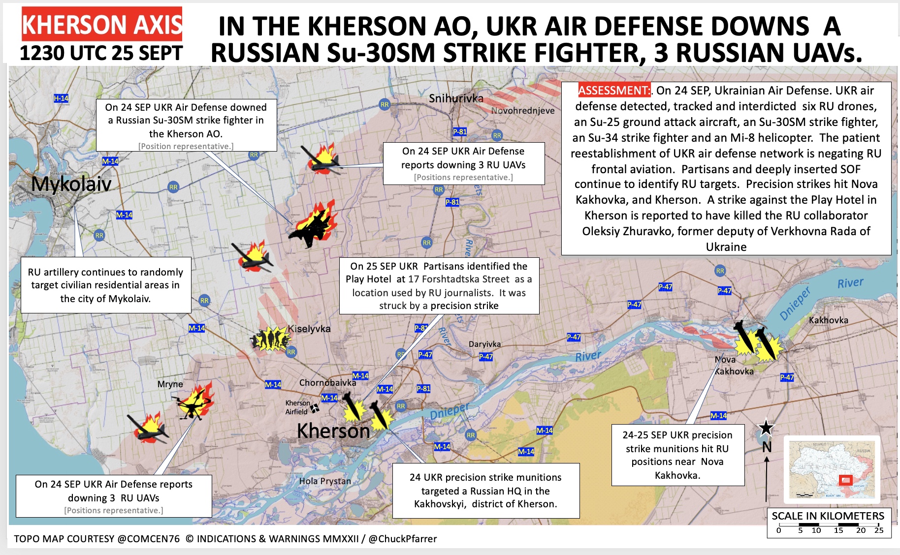 Chuck Pfarrer Indications Warnings On Twitter KHERSON 1230 UTC 