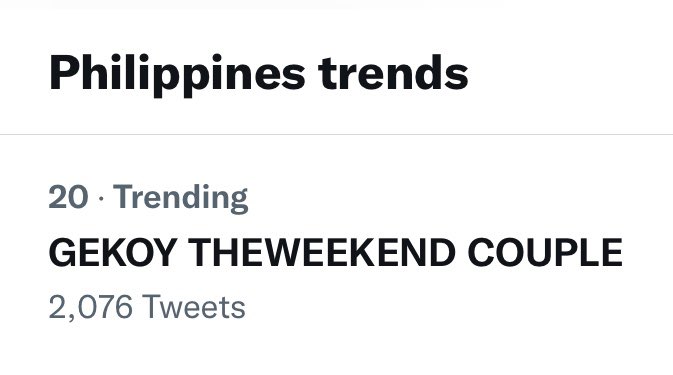 Heto na ang Kolokoys na bawing bawi!

GEKOY THEWEEKEND COUPLE