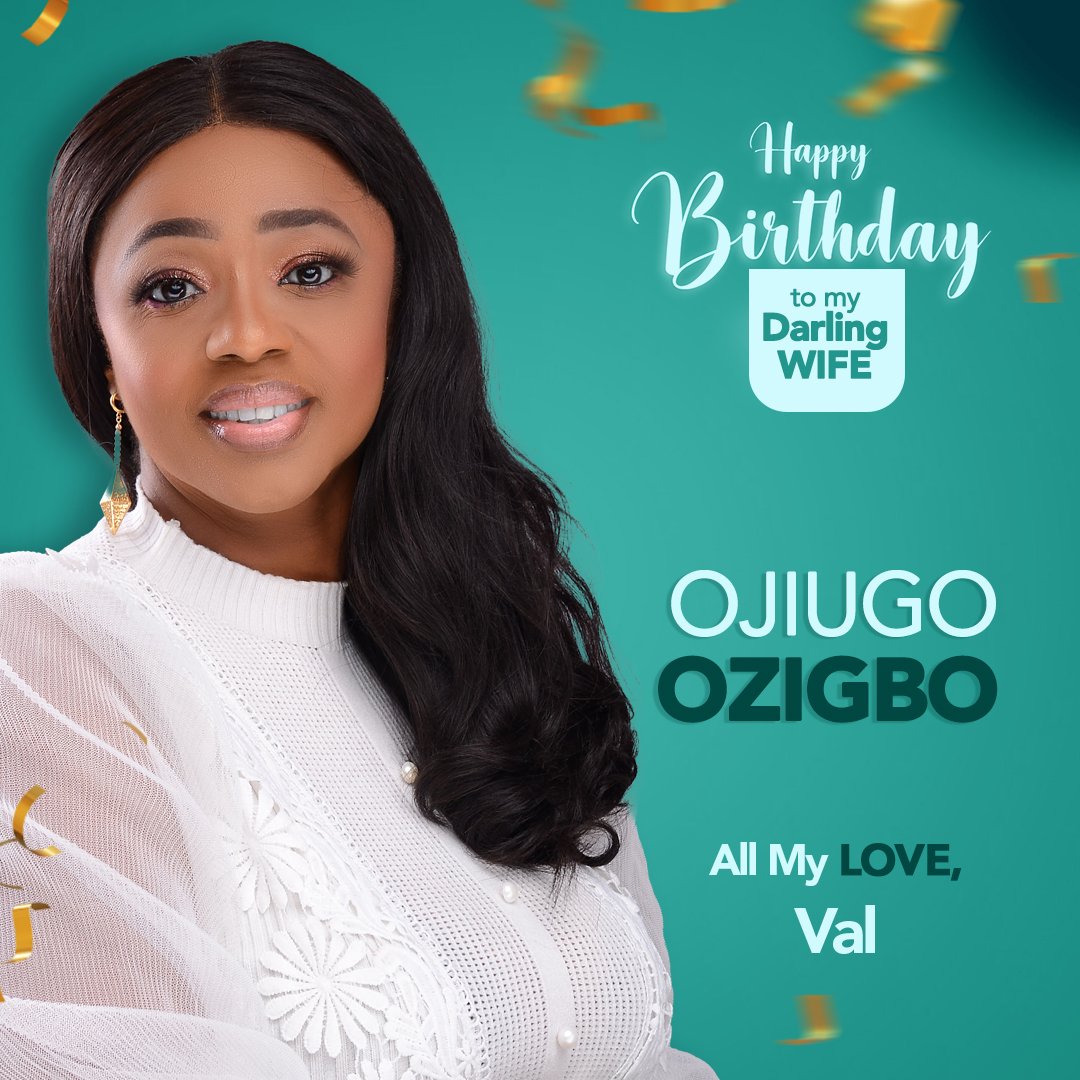 Today, I celebrate an extraordinary woman, the love of my life and the anchor of our family, my darling wife, Ojiugo Ozigbo, as she marks her birthday. 

Darling OJ, you are the divine gift that keeps on giving, the sunshine of my life, the best mother ever, and my best friend.