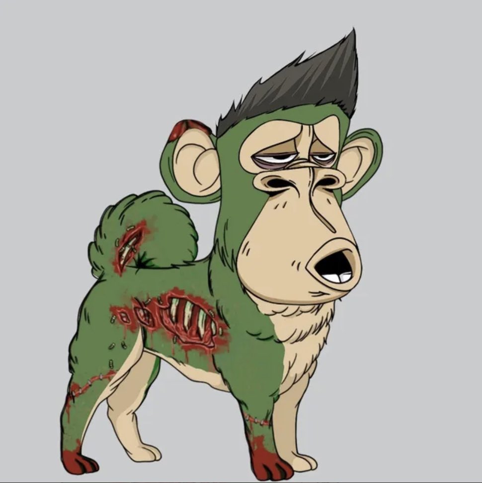 🎁 #Giveaways 🎁

Its not much but its real and you can have it! Zombie <a href="/KennelApesNft/">KennelApes</a> #7235 

➡️ Follow @Breaking_GODNFT <a href="/KennelApesNft/">KennelApes</a> 
➡️ Like , RT and Tag 2 Friends on my 📌 pinned post 📌
➡️ 48 hrs ⌛️
#SolanaGiveaway #Etherum #ETHGiveaways #NFTCommunity #NFTGiveaways #NFTDay