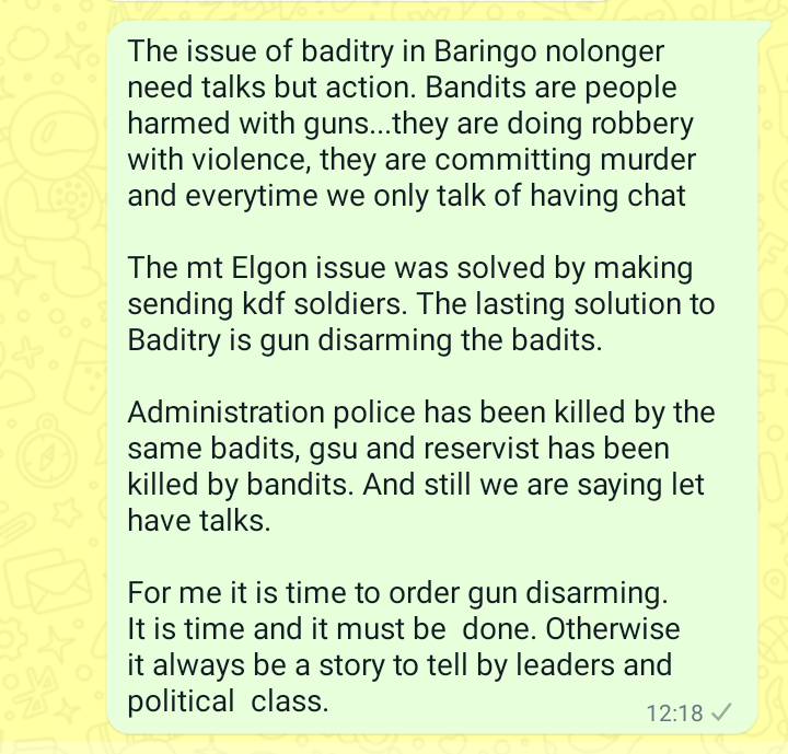 What is happening in Baringo, Elgeiyo Marakwet,Turkana and Other parts needs urgent intervention <a href="/WilliamsMkenya/">TUTAM is REAL 🇰🇪</a> <a href="/rigathi/">Rigathi Gachagua</a>