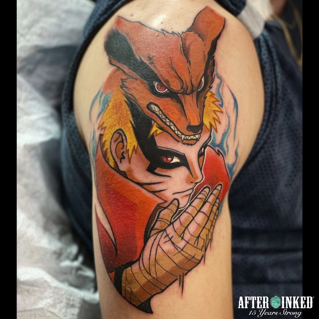 AfterInked's tweet photo. Work hard, play harder #SundayFunday #SpotlightSunday #SelfieSunday #WeekendVibes #afterinked #proudusers #formulatedforperfection #afterinkedeveryday #tattooaftercare #piercingaftercare #inkseal #npj #vegan #animeink #naruto #tattoo #animetattoo #narutotattoo #boruto #nembone https://t.co/SsZlGhGh4E