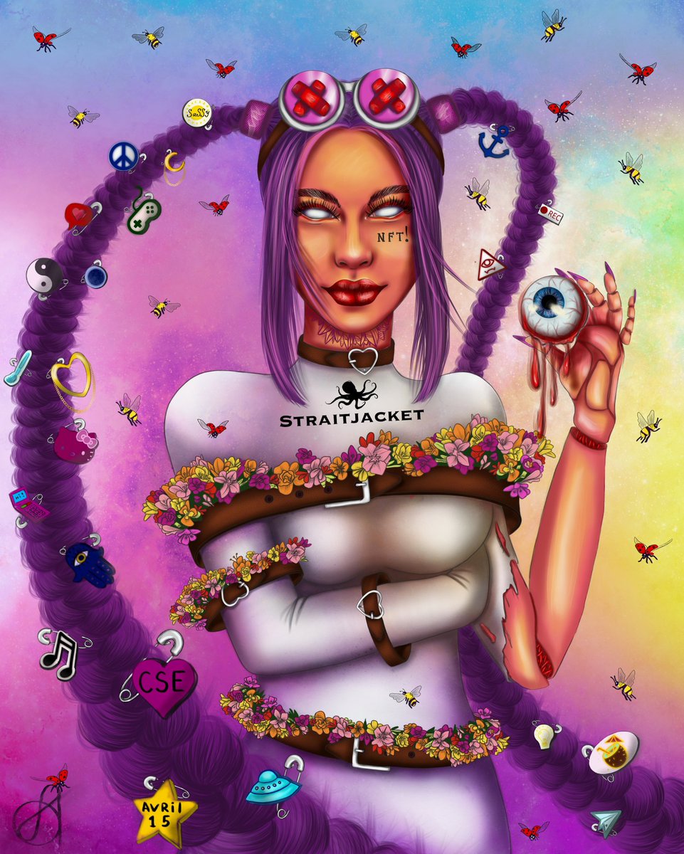 ⚪️Straitjacket 
🏷0.08 $ETH
My crazy <a href="/avril15NFT/">avril15 is probably a cult, right?</a> for the #avril15xcse contest.
Don't let them put a straitjacket on you. Be free!
Доступно на OS 👇
⬇️⬇️⬇️
<a href="/CrazySassyExes/">Crazy Sassy Exes NFT - MINTING NOW ✨</a> #KatoKrew #KatoOGgo #OGCollective #nabulines #Airdrop #nft