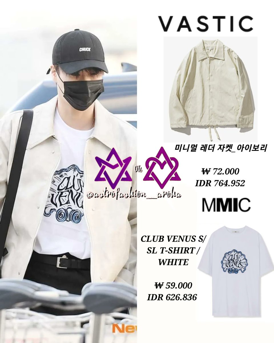 AstrofashionA's tweet photo. ASTRO Incheon Airport 220923
#아스트로 #ASTRO #AROHA #문빈 #Moonbin #윤산하 #AstroFashionAroha #AstroAirport #문빈패션 #moonbin_fashion⭐ #BagAstro⭐ #AccAstro⭐ https://t.co/iHZPoUMIGG