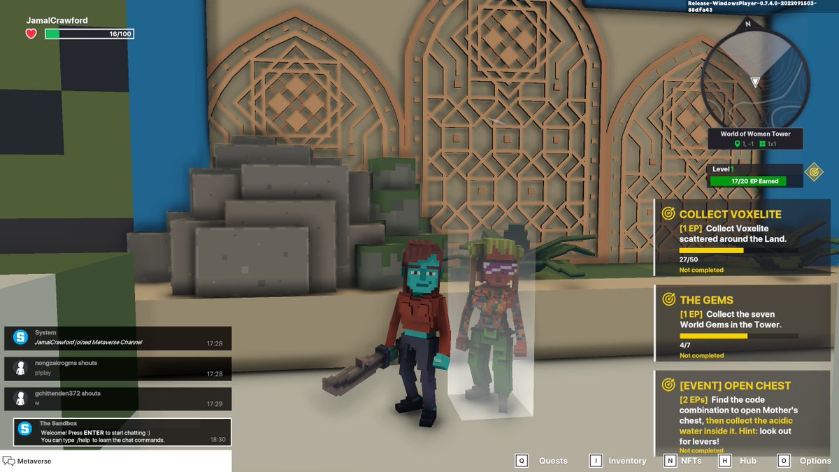 UmamiRiko's tweet photo. @TheSandboxGame @worldofwomennft I just participated in the #SandboxAlphaS3Giveaway for a chance to win 500 SAND! Found the hidden room in World of Women Tower, check out my screenshot below!
👇 https://t.co/PRTb1WUtzB