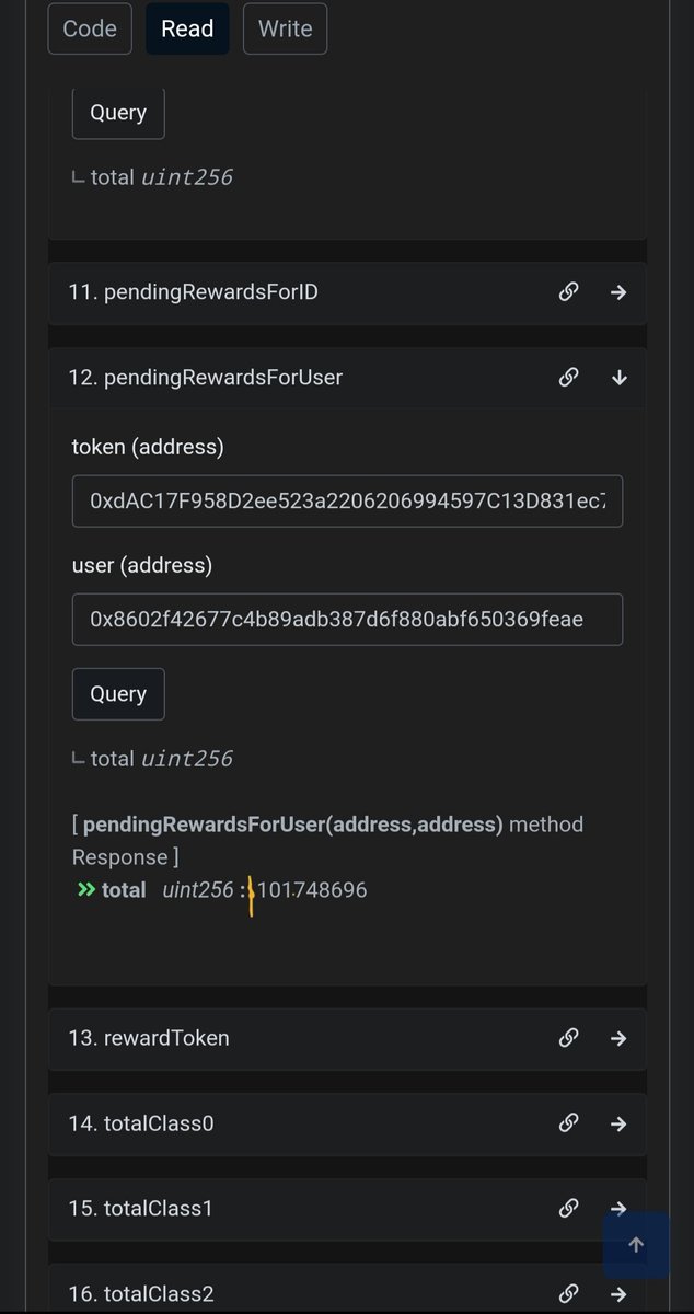 BodegaBlocksNFT's tweet photo. Did you know you can check available rewards for each token ID and total available rewards to a holder

This is one of our top holders that now has $101.74 rewards available to them in 2 short weeks 

#NFT #Hold2Earn #BodegaEffect https://t.co/lWrfRE3bTj