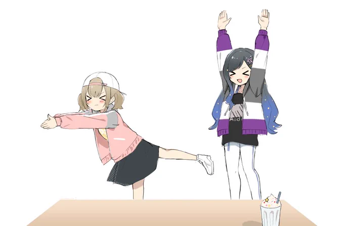 り…りこを見ています 