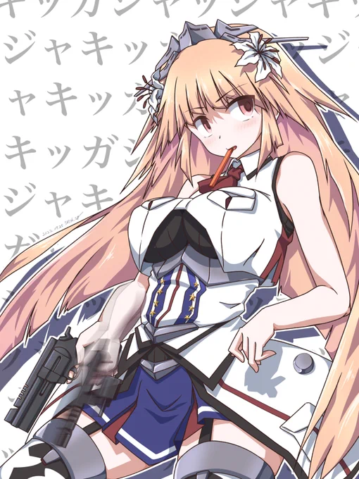 描けば出るの教えに従ってブルックリンさん描きました(尚これからE-1攻略開始...#艦これ 