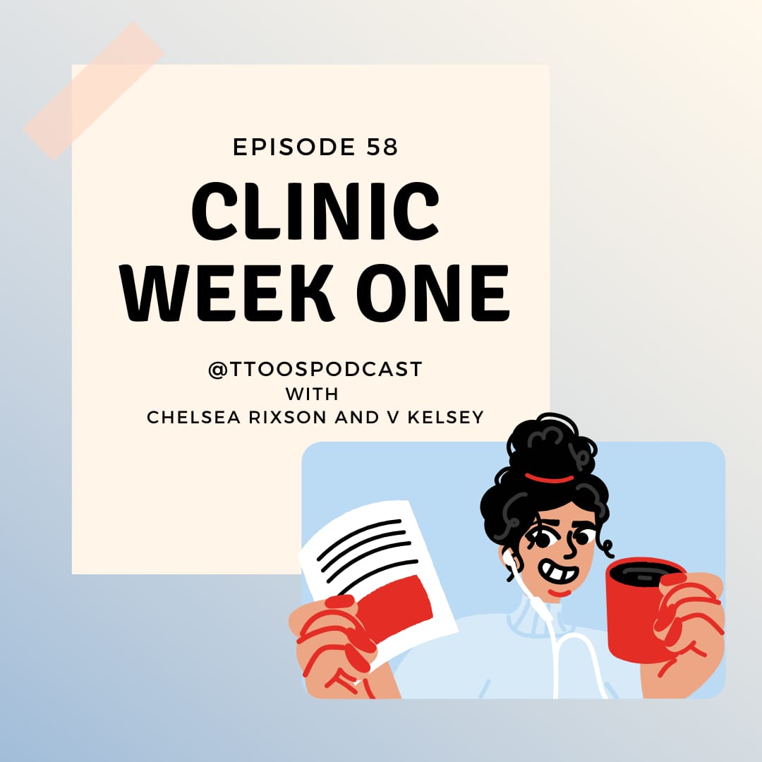 Ep58 "Clinic Week One"
This week we're sharing an audio diary style episode reflecting on our experience as student Osteopaths in the uni clinic.
