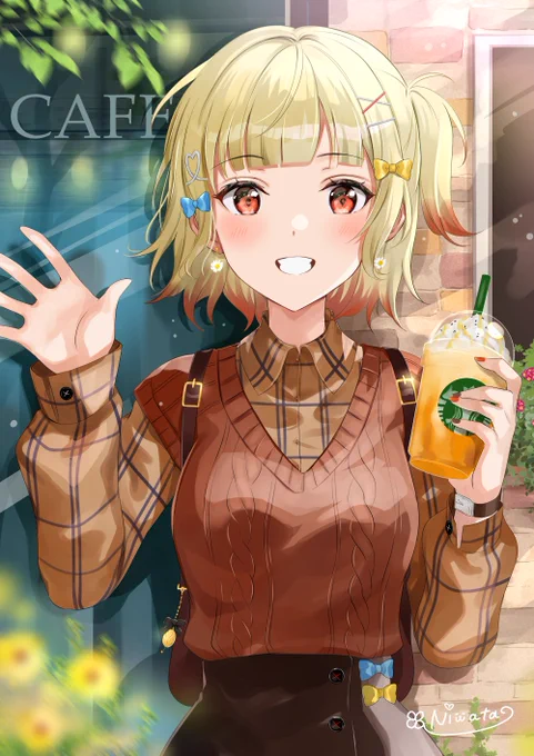 「やっほ!どこ行こっか」 