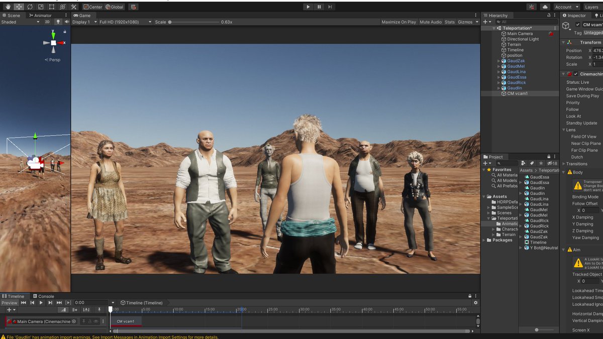 Working on a new scene :)
#unity3d #unitycutscenes #IndieGameDev #dune
#dunemovie #Daz3D #unityhdrp #unityforfilms